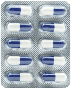 Blister PVC pack of 10's capsule, made at the Vibcare Healthcare plant in Panchkula