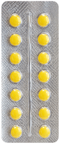 Blister PVC pack of 14's tablet, made at the Vibcare Healthcare plant in Panchkula