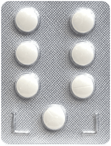 Blister PVC pack of 7's tablet, made at the Vibcare Healthcare plant in Panchkula