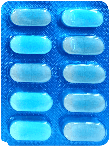 Blister PVC pack of 10's tablet, made at the Vibcare Healthcare plant in Panchkula
