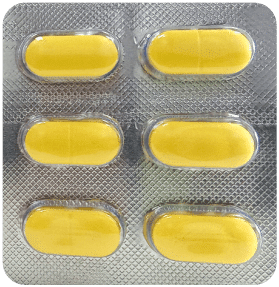 Blister PVC pack of 6's tablet, made at the Vibcare Healthcare plant in Panchkula