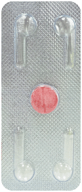 Blister PVC pack of 1's tablet, made at the Vibcare Healthcare plant in Panchkula