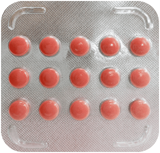 Blister PVC pack of 15's