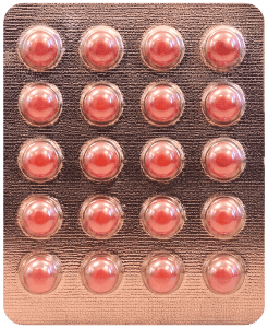 Blister PVC pack of 20's tablet, made at the Vibcare Healthcare plant in Panchkula