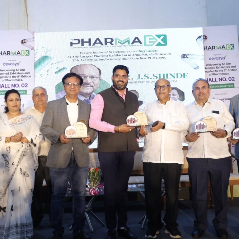 Felicitation at the inauguration of PharmmaEx Mumbai 2025