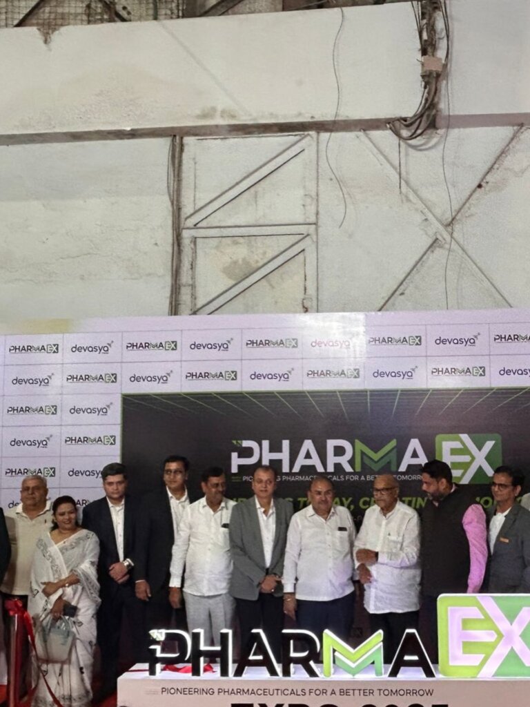 Vibcare Healthcare team at the PharmmaEx Mumbai 2025 venue