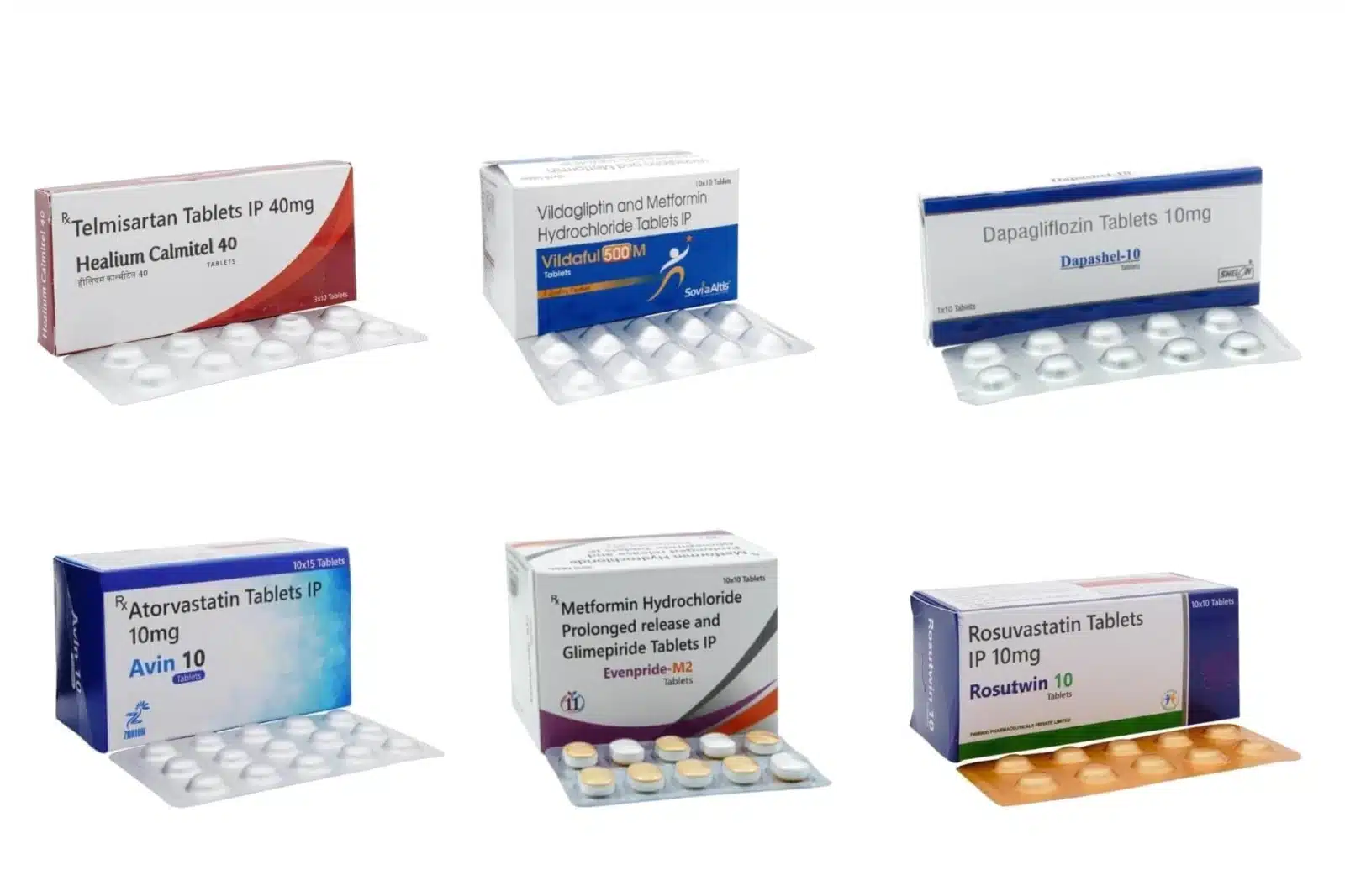 Tablet packs manufactured at the Vibcare Healthcare plant