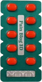 Blister PVC pack of 10 tablets