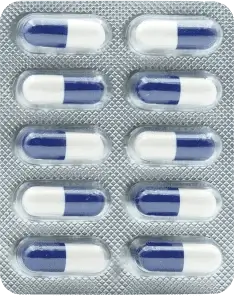 Blister PVC pack of 10 capsules