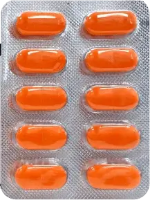 Blister PVC pack of 10 tablets