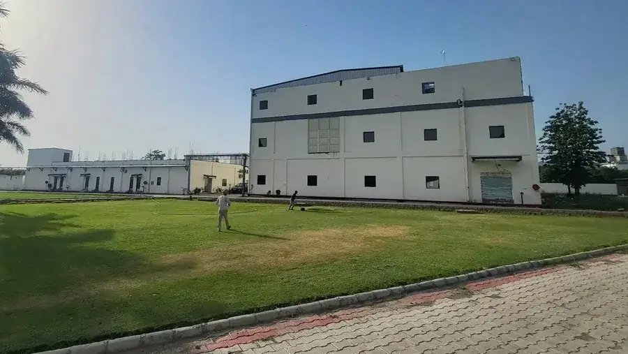 Front of the Vibcare Healthcare plant at Dabkori, Panchkula