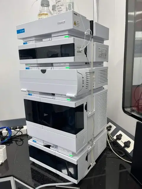 HPLC system in the quality control lab